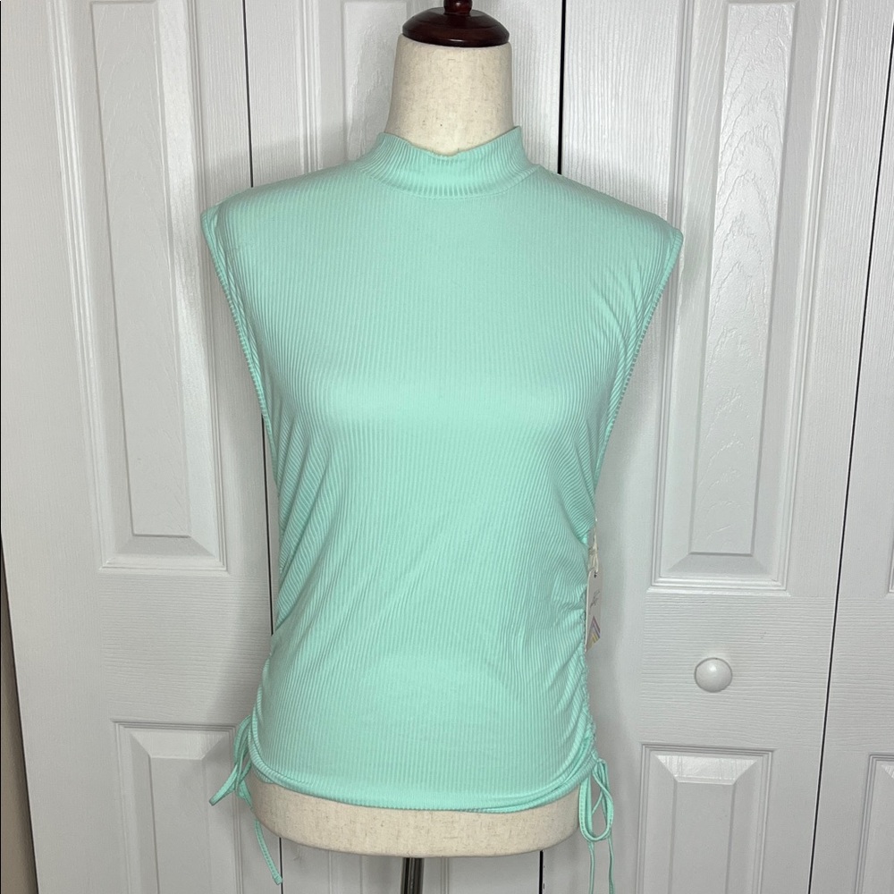 Sleeveless Ribbed Top-NWT